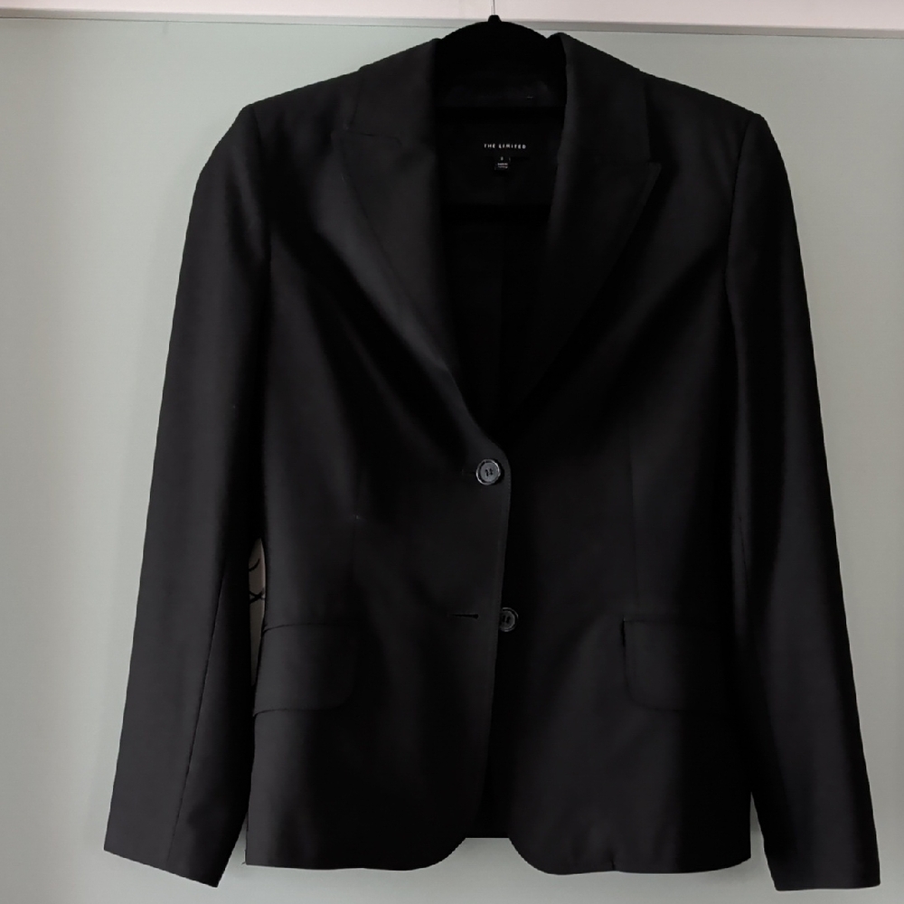 The Limited Elegant Black Suit Jacket